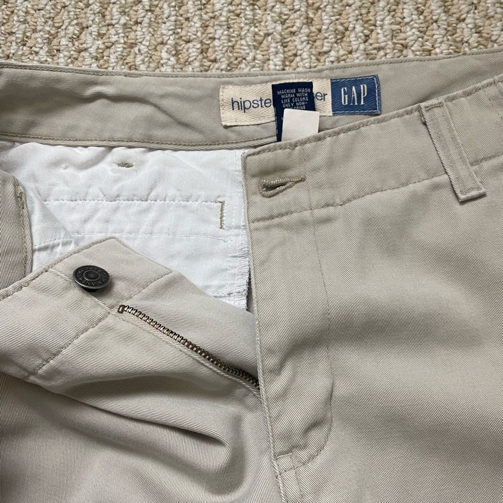 GAP | 100% Cotton Hipster Trouser Wide Leg Size 6 - Picture 7 of 14